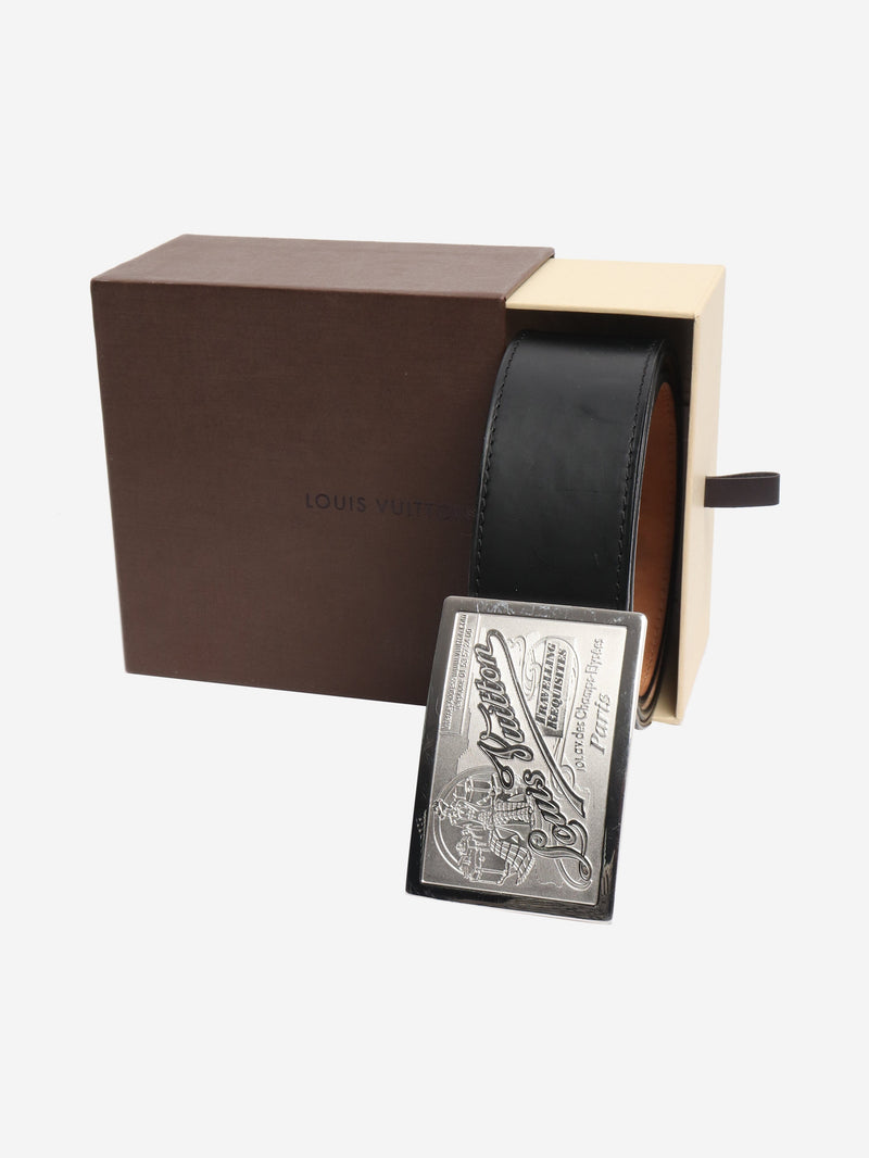 Black Travelling Requisites belt Belts Louis Vuitton 