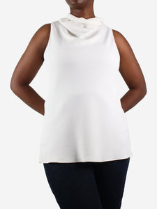 The Row Cream sleeveless top - size US 10