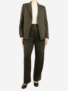 Vince Khaki Twill blazer & trouser set - size M