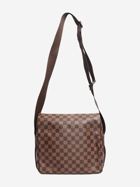 Brown vintage 2005 Damier Ebene Naviglio Messenger bag alternate image