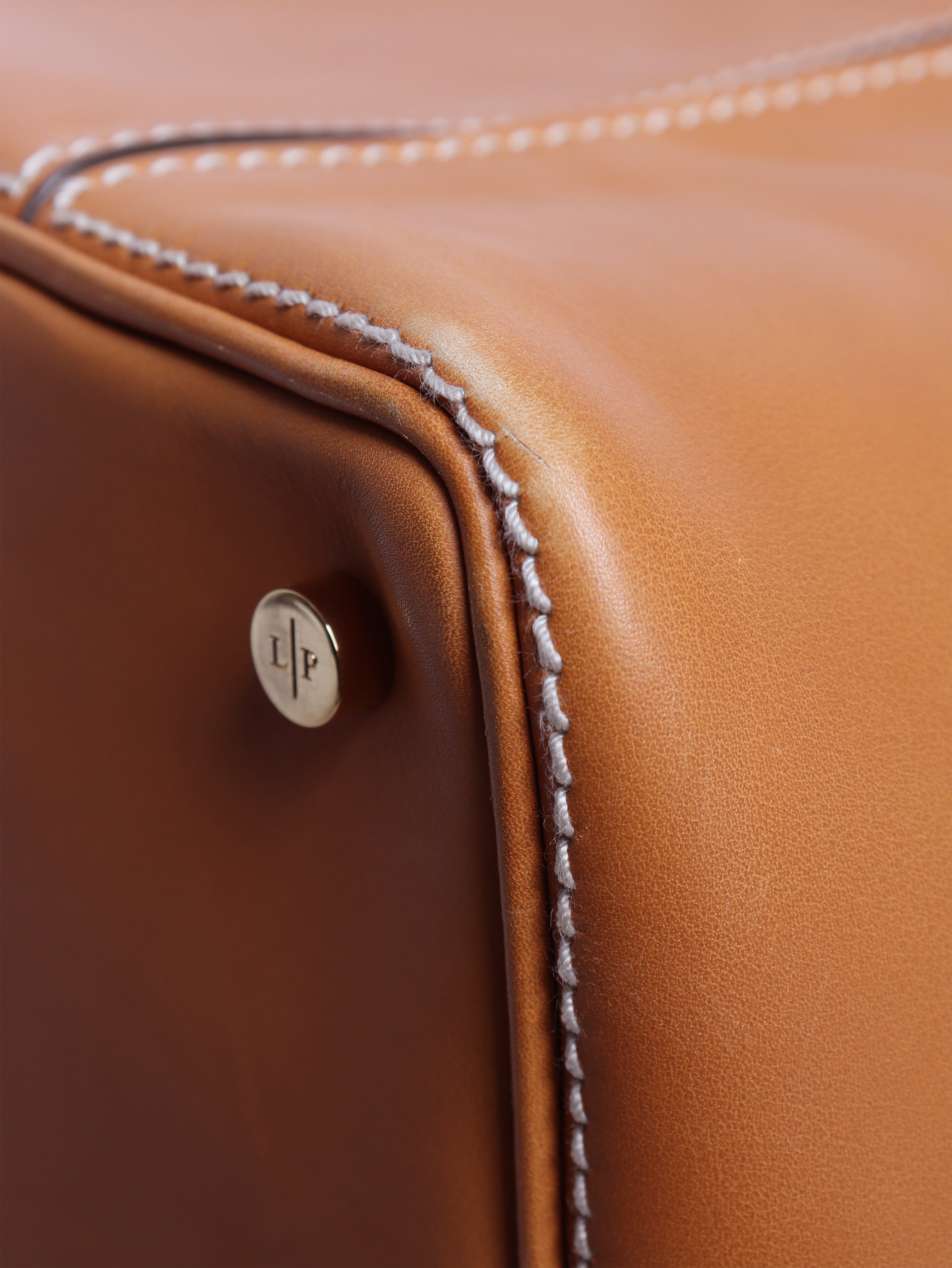 Tan Solitaire leather tote bag Tote Bags Loro Piana 