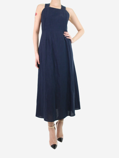 Blue Pinafore style dress - size UK 8 Dresses Samuel Dougal 