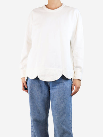 White French Terry sweatshirt - size S Tops Comme Des Garçons 