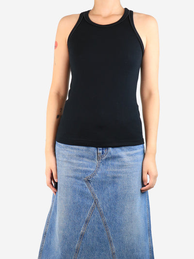 Black tank top - size L Tops Brunello Cucinelli 