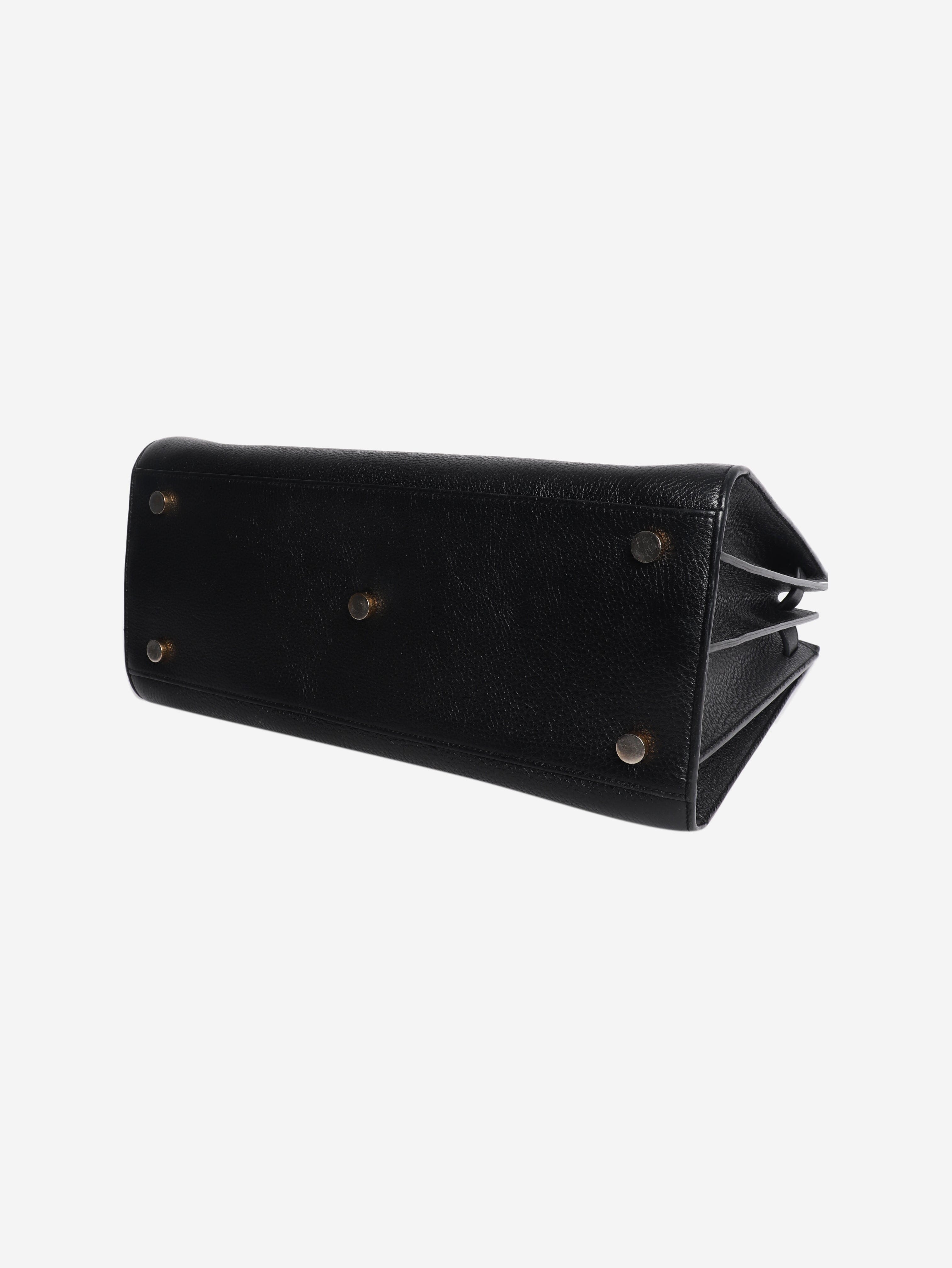 Black grained leather sac de jour bag Shoulder bags Saint Laurent 