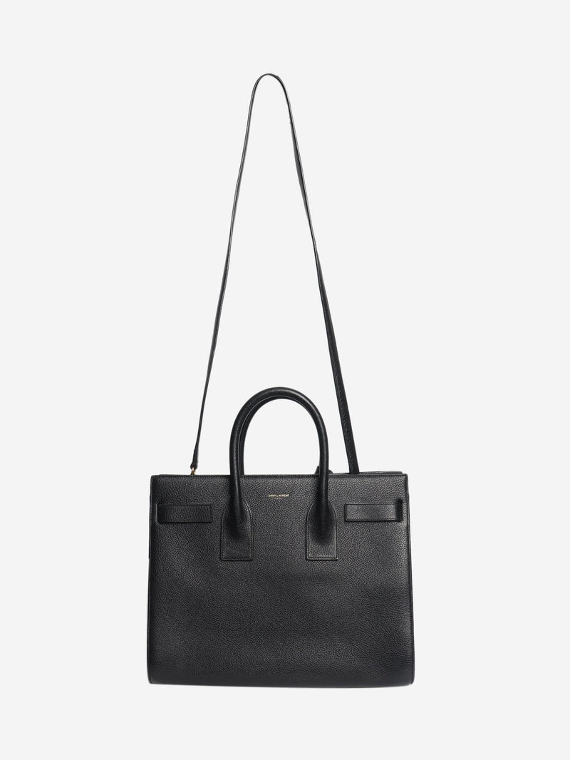 Black grained leather sac de jour bag Shoulder bags Saint Laurent 