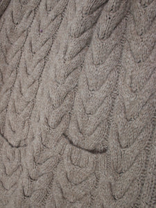 Joseph Brown cable knit alpaca cardigan - size M