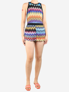 Missoni Multi primary sparkle thread romper - size UK 6