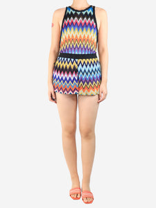 Missoni Multi primary sparkle thread romper - size UK 6