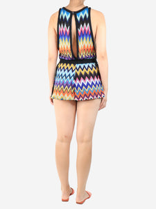 Missoni Multi primary sparkle thread romper - size UK 6