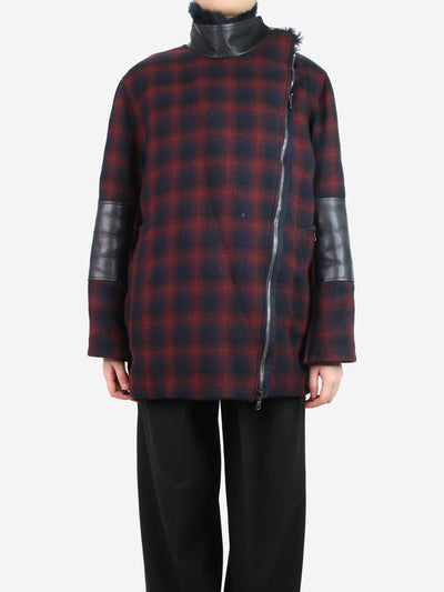 Red and blue plaid wool-blend jacket - size S Coats & Jackets 3.1 Phillip Lim 