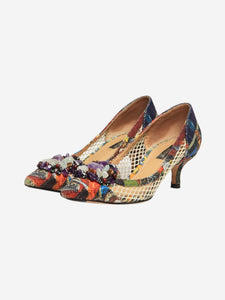 Dolce & Gabbana Multicolour Taormina kitten heels - size EU 36