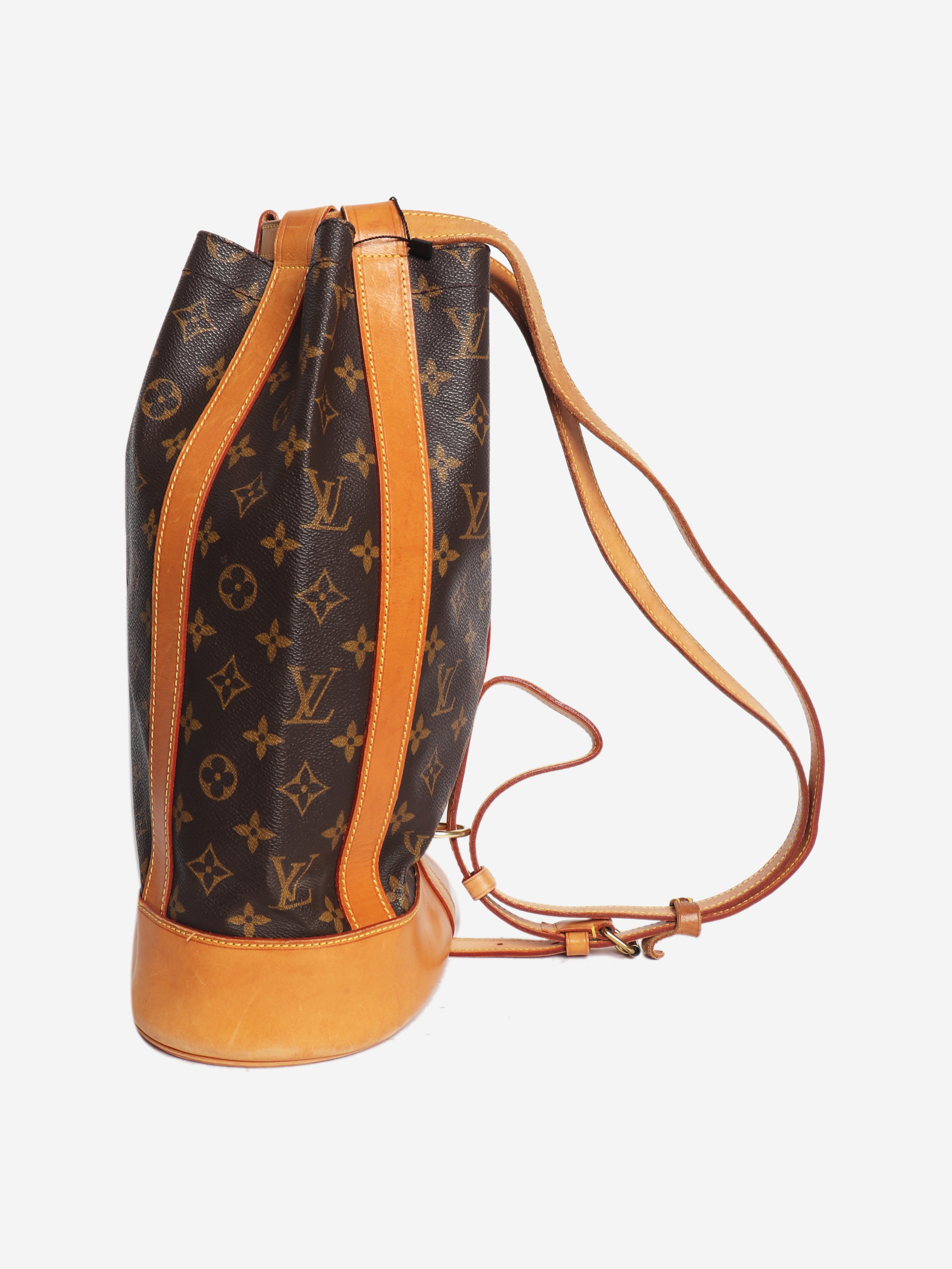Brown vintage Monogram Randonnee bucket bag