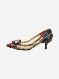 Dolce & Gabbana Multicolour Taormina kitten heels - size EU 36