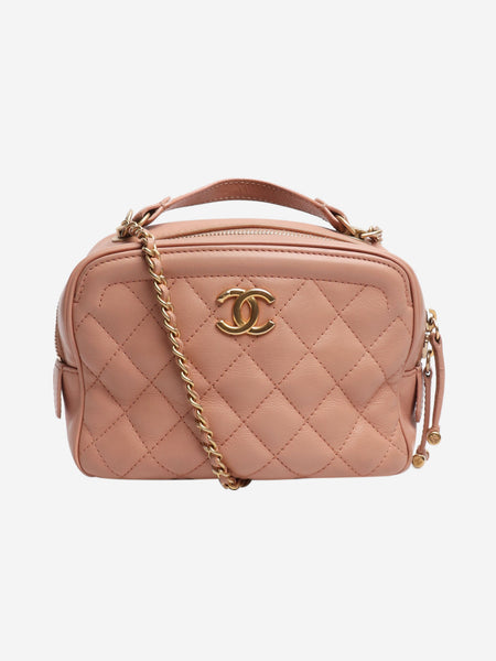 Pink lambskin-quilted Vanity bag product image