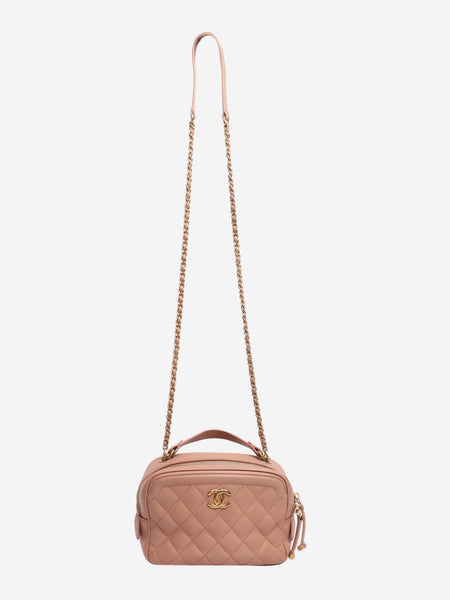 Pink lambskin-quilted Vanity bag alternate image