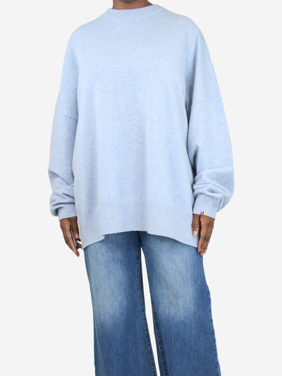 Light blue oversized cashmere jumper - size Knitwear Extreme Cashmere 