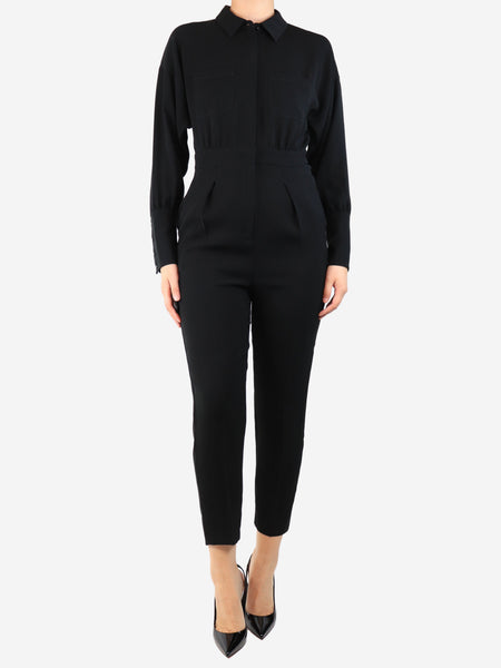 Black tailored jumpsuit - size UK 8 product image