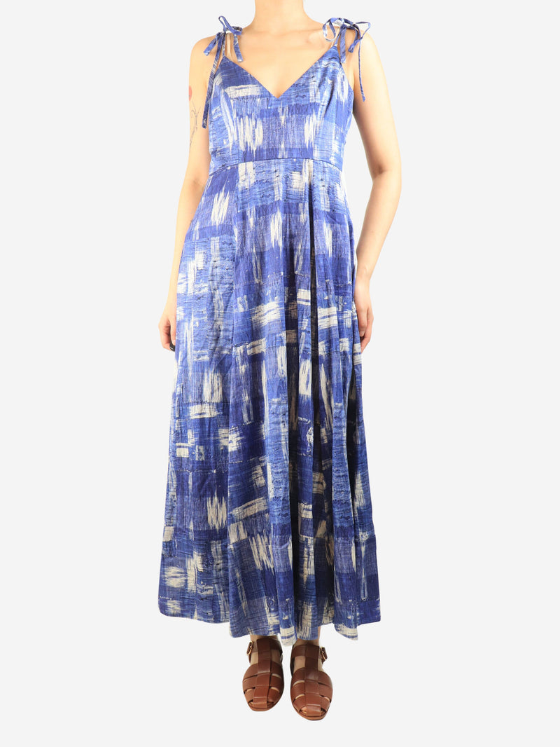 Blue Ekberg maxi dress - size M Dresses Wiggy Kit 