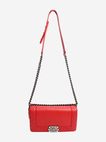 Red 2013 lambskin Boy bag alternate image