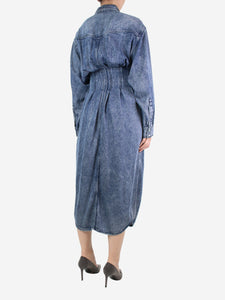 Isabel marant Etoile Blue denim button-down maxi dress - size UK 8