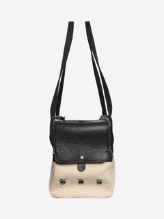Black and beige Sac de Transport pet carrier