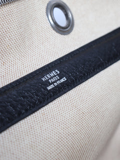 Black and beige Sac de Transport pet carrier