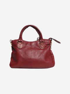 Burgundy City bag Shoulder bags Balenciaga 