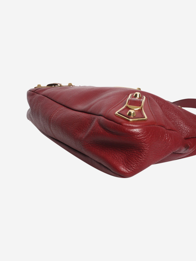 Burgundy City bag Shoulder bags Balenciaga 