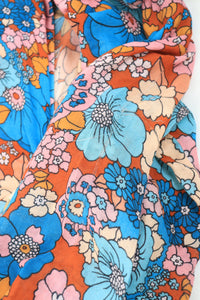 Dodo Bar Or Multicolour floral printed resort wrap dress - size M
