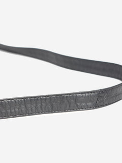 Black Intrecciato cross-body flap bag