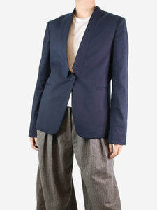 Joseph Blue single-buttoned blazer - size UK 16