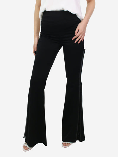 Black pleated flare trousers - size FR 36 Trousers Galvan London 