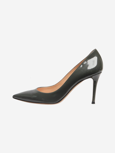 Grey patent pumps - size EU 40 (UK 7) Heels Gianvito Rossi 