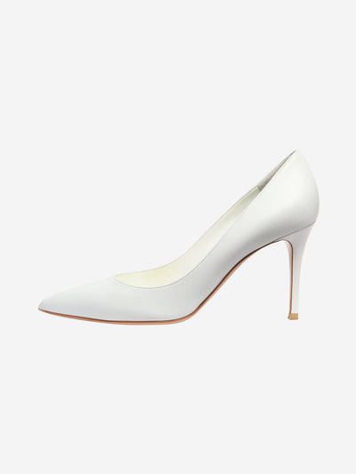 White leather pumps - size EU 40 (UK 7) Heels Gianvito Rossi 