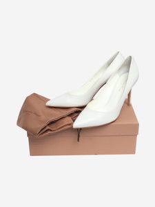 Gianvito Rossi White leather pumps - size EU 40 (UK 7)