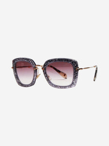 Miu Miu Pink sparkly sunglasses