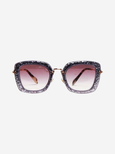 Miu Miu Pink sparkly sunglasses