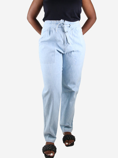 Blue drawstring waist denim trousers - size FR 42 Trousers Isabel Marant 