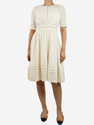 White Bonita midi dress - size UK 10 Dresses Zimmermann 