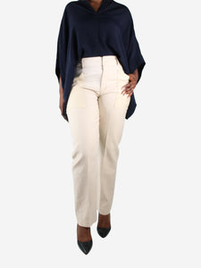 Isabel Marant Cream pocket trousers - size FR 42