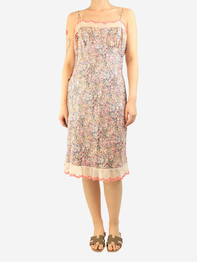 Multicolour Susan splattered slip dress - size L Dresses Dosa 