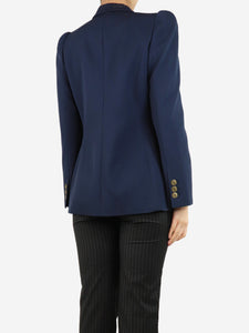 Fendi Blue padded shoulder jacket - size UK 10