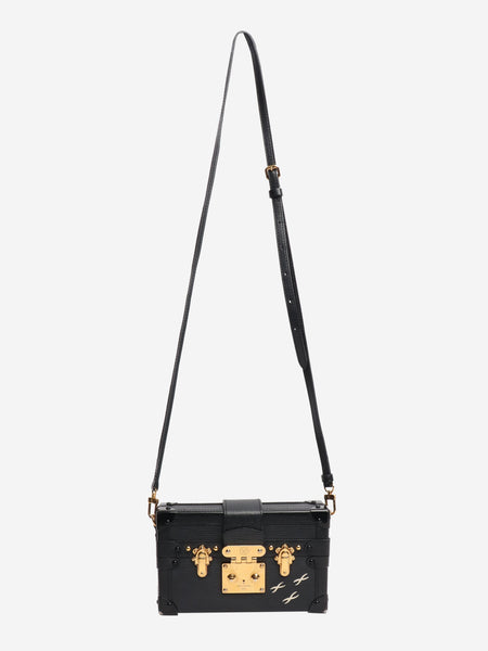 Black petite malle cross-body bag alternate image
