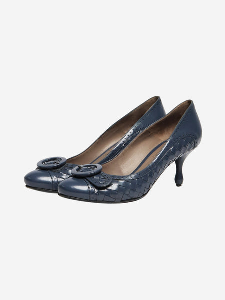 Blue Intrecciato heels - size EU 39.5 (UK 6.5) alternate image