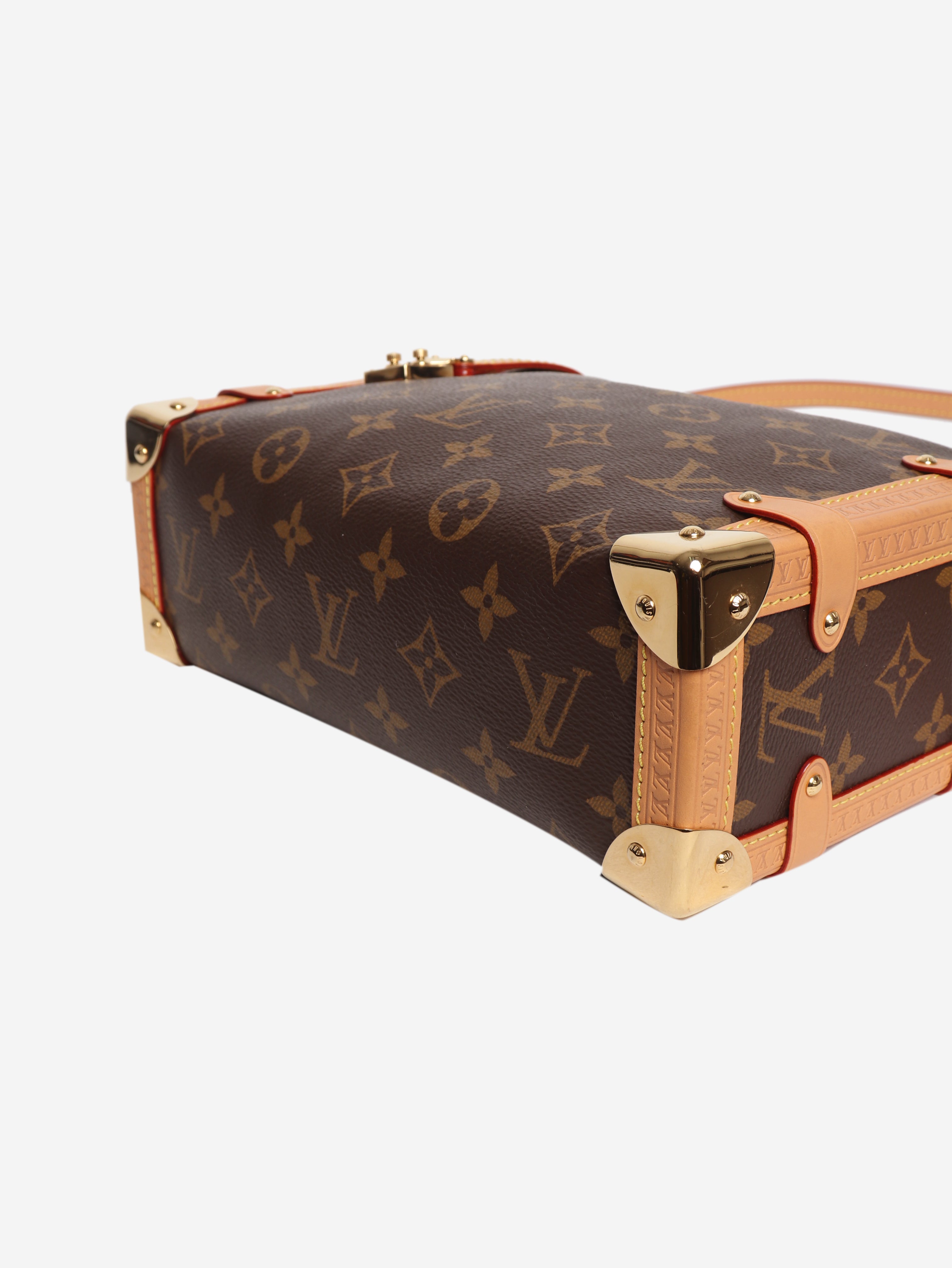 Brown Monogram Side Trunk MM bag