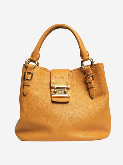 Mustard leather 2way bag Shoulder bags Miu Miu 