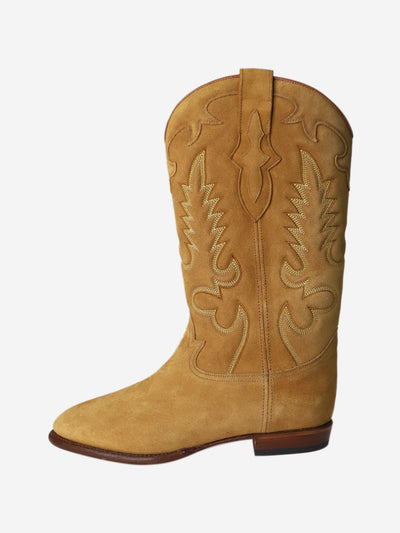 Brown suede cowboy boots - size EU 38 Boots Shiloh 