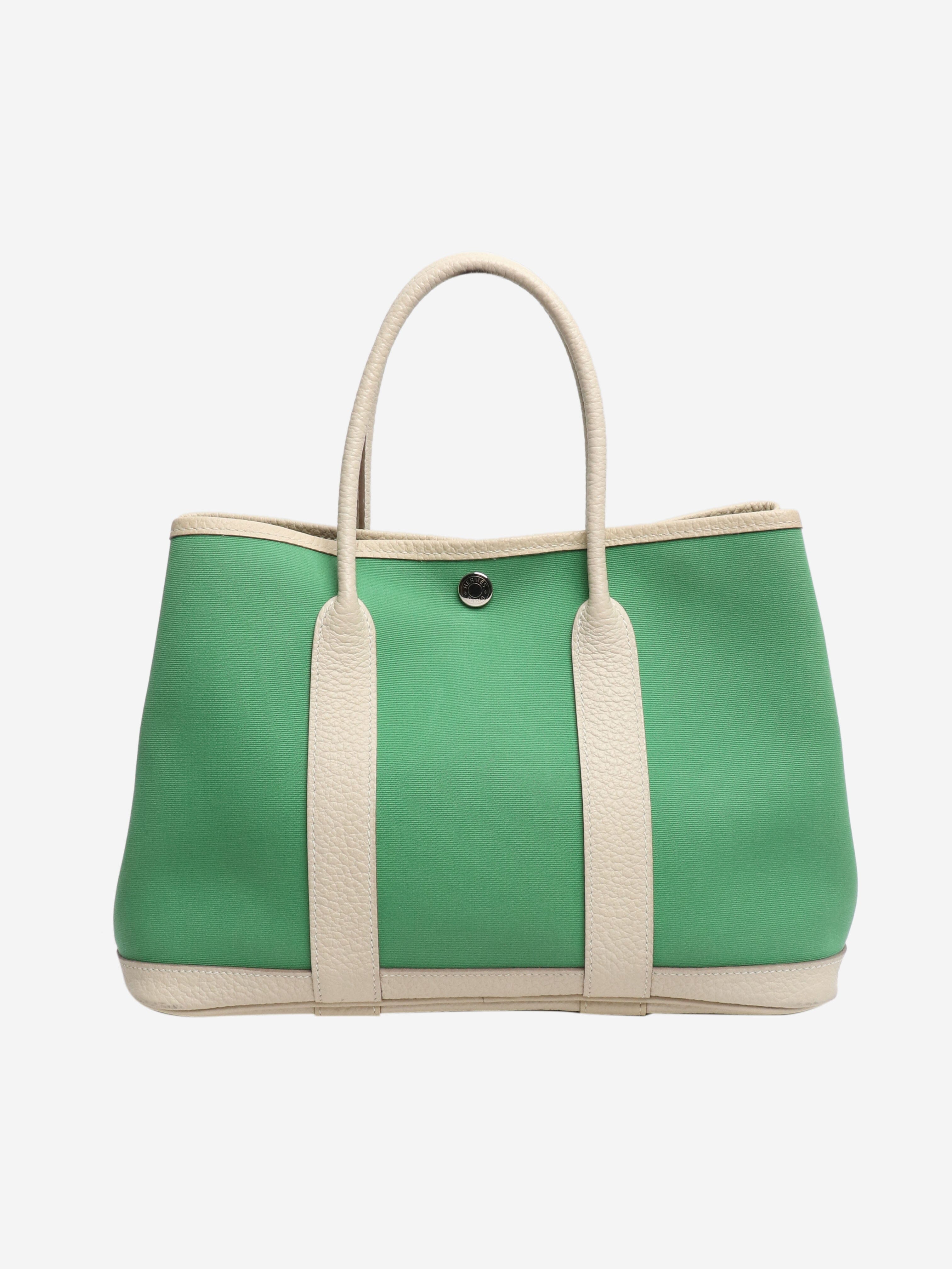 Green 2018 Garden party Shoulder bags Hermes 
