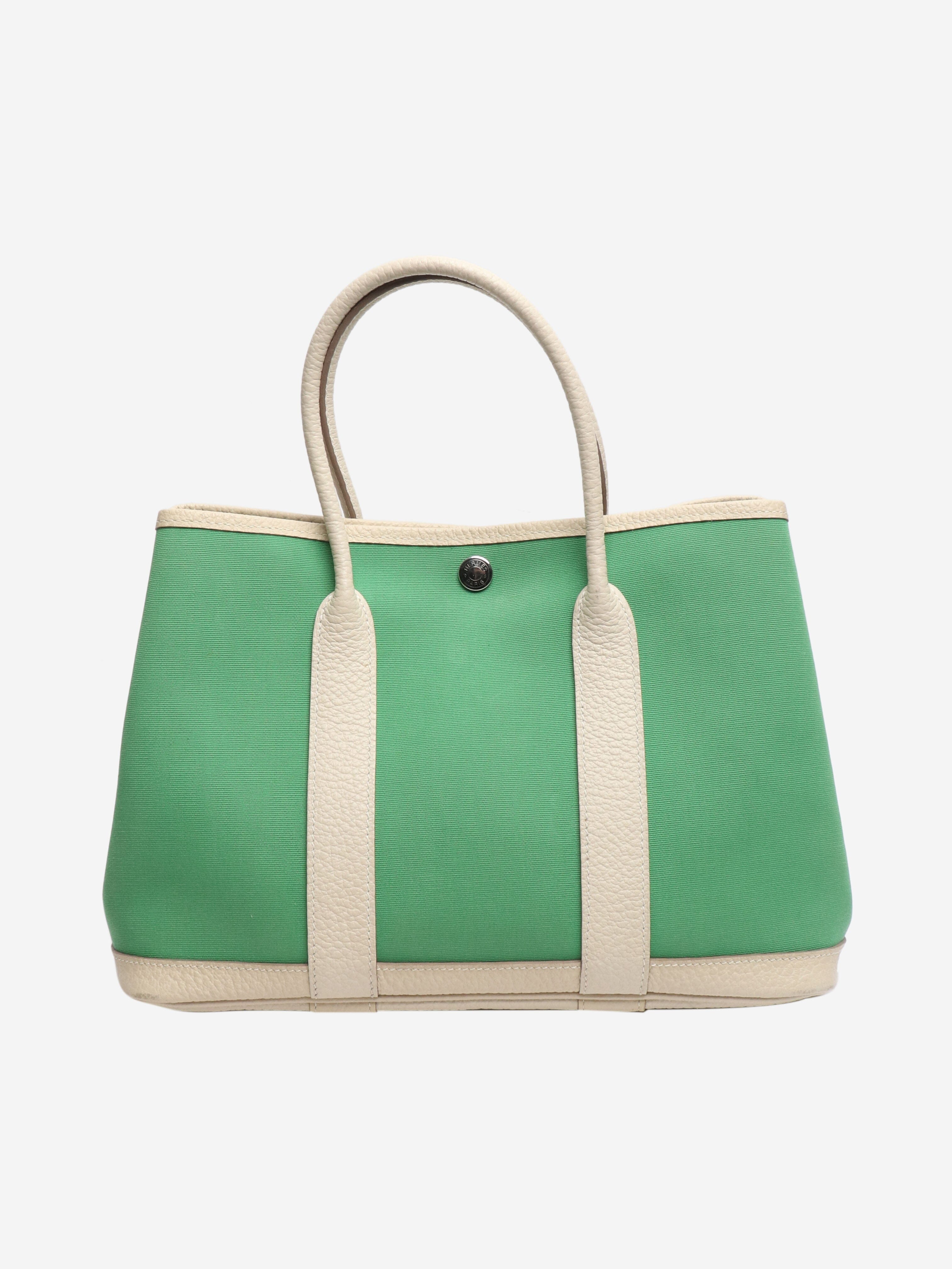 Green 2018 Garden party Shoulder bags Hermes 